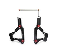 Qjahxkf Supporto per navigatore Supporto Specchietto Retrovisore Telefono GPS Moto Nero Per Nmax155 2020-2023 Navigazione Moto Supporto Navigatore(12mm)