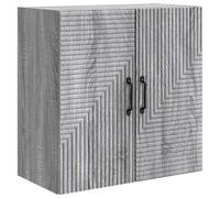 QJBSAVVA Armadio Pensile da Parete Grigio Sonoma 59x31x60 cm