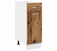 QJBSAVVA Credenza Cucina Armadietto da Esterno Mobiletto Bagno Salvaspazio Mobile Ingresso - Armadio Cassetto Legno Antico 30x46x81,5 cm Legno Multistrato per Soggiorno Bagno Cucina Camera Da Letto