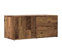 QJBSAVVA Credenze Madie Moderne Soggiorno Madia Moderna Mobile per Tv Soggiorno - Mobile Porta TV Legno Antico 80x34x35,5 cm Legno Multistrato per Salotto Camera Da Letto Soggiorno Ingresso