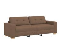 QJBSAVVA Divano Giardino Letto Piccolo Poltrone da Poltrona Camera da Letto Moderna - Divano 3 posti Marrone 180 cm in Tessuto per Salotto Interno Esterno Giardino
