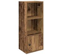 QJBSAVVA Libreria in legno vecchio, 31 x 24 x 77 cm, materiale in legno, piccolo e sottile, pieghevole, montaggio a sinistra/destra, design moderno, robusto, per soggiorno, ufficio, corridoio
