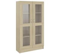QJBSAVVA Libreria sottile Sonoma rovere 82,5 x 30,5 x 150 cm, materiale in legno con 4 ampi scomparti, robusto scaffale dal design moderno per soggiorno, camera da letto, ufficio e corridoio