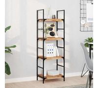 QJBSAVVA Mensola da Muro 2 Pezzi Legno Acacia Massello 40x30x4 cm Finitura a Olio per Parete Bagno Cucina Soggiorno Salvaspazio