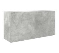 QJBSAVVA Mobile da Bagno a Parete Grigio Cemento 80x25x40 cm Pensile