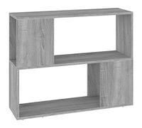 QJBSAVVA Mobile Sotto Tv Mobile Sala Madia Moderna Mobiletto Salvaspazio - Libreria/Divisorio Grigio Sonoma 80x24x63 cm per Ingresso Salotto Soggiorno Camera Da Letto