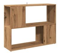 QJBSAVVA Mobile Sotto Tv Mobile Sala Madia Moderna Mobiletto Salvaspazio - Libreria/Divisorio Rovere Artigianale 80x24x63 cm per Ingresso Salotto Soggiorno Camera Da Letto
