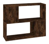 QJBSAVVA Mobile Sotto Tv Mobile Sala Madia Moderna Mobiletto Salvaspazio - Libreria/Divisorio Rovere Fumo 80x24x63 cm per Ingresso Salotto Soggiorno Camera Da Letto