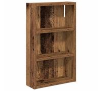 QJBSAVVA Mobiletto da Parete Bagno Legno Vecchio 30x10x50 cm