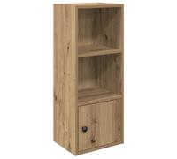 QJBSAVVA Mobiletto Ingresso Scaffale Salvaspazio Libreria Camera da Letto Mobiletto Cucina - Libreria Rovere Artigianale 31x24x77 cm in Legno Multistrato per Garage Cucina Soggiorno Camera Da Letto
