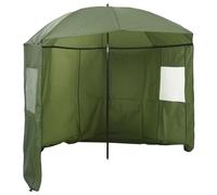 QJBSAVVA Ombrellone da Pesca Inclinabile con Pareti 220x185 cm