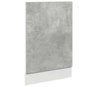 QJBSAVVA Pannello Lavastoviglie Lyon Grigio Cemento 45x3x67 cm