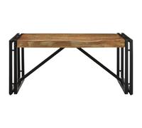 QJBSAVVA Piccoli Tavolini Tavolini da Salotto Moderni Tavolino Piccolo da Salotto Tavolino Divano - Tavolino Salotto Multicolore 80x80x35cm Legno Massello Recupero per Ingresso Soggiorno Cucina
