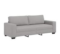 QJBSAVVA Poltrona Camera da Letto Moderna Divani da Giardino Divano da Giardino da Esterno Divanetti da Giardino - Divano a 3 Posti Grigio Nuvola 180 cm in Tessuto per Giardino Campeggio Interno
