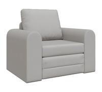 QJBSAVVA Poltrona Camera da Letto Moderna Divani da Giardino Poltrone da Giardino Poltrona da Esterno - Divano Letto 2-in-1 Grigio Nuvola 98x71x83 cm Tessuto per Giardino Campeggio Salotto Interno