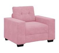 QJBSAVVA Poltrona Salotto Divano Letto Piccolo Divanetto da Giardino da Giardino da Esterno - Divano Sedia Rosa 60 cm Velluto per Esterno Campeggio Salotto Interno