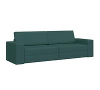 QJBSAVVA Poltrone da Esterno Divano Letto Piccolo Divanetto da Giardino Poltrona Camera da Letto Moderna - Divano Letto Pavimento 2-in-1 Verde Scuro 245x150x60.5 cm Tessuto per Salotto Interno