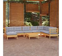 QJBSAVVA Sala da giardino in legno di pino, 63,5 cm, pieghevole, modulare, resistente alle intemperie, per terrazze piccole