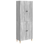 QJBSAVVA Set 2 Mobili Credenza e Pensile 66x34,5x90 cm Legno