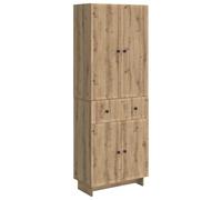 QJBSAVVA Set 2 Mobili da Soggiorno in Legno Multiuso 66 cm