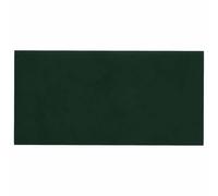 QJBSAVVA Set di 12 testiere da parete in velluto verde scuro, pannelli da parete imbottiti per camera da letto, moderna testiera rettangolare, cuscino da parete, pannello morbido, decorazione 30 x 15