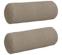 QJBSAVVA Set di 2 Cuscini a Rullo Talpa Ø25x70 cm Microfibra