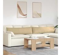 QJBSAVVA Set di 2 cuscini per divano, 145 x 40 cm, velluto a coste di colore grigio e verde, rimovibili con chiusura lampo, design moderno per soggiorno, camera da letto, lounge