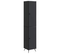 QJBSAVVA Set di 2 Mobiletti da Soggiorno e Parete in Legno Multiuso