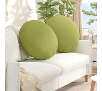 QJBSAVVA Set di cuscini per sedia, colore verde chiaro, 60 x 60 x 21 cm, design moderno con imbottitura in fibra, rivestimento rimovibile, per soggiorno, sala da pranzo, camera da letto