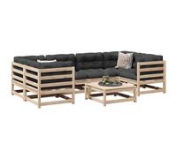 QJBSAVVA Set di mobili da balcone in pino massiccio, 70 x 70 x 67 cm, design moderno, robusto e durevole, per balcone, giardino, terrazza o piccoli salotti per esterni