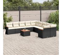 QJBSAVVA Set di mobili da giardino in rattan sintetico, 62 x 62 x 69 cm, con tavolo e sedie, resistente ai raggi UV, per giardino, terrazza, balcone