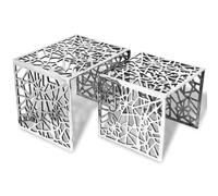QJBSAVVA Set Divani da Giardino 14pz, divanetto da esterno set tavolo e sedie da giardino poltrona da balcone Adatto per Esterno Balcone Giardino Terrazzo con Cuscini in Polyrattan Grigio