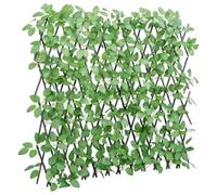 QJBSAVVA Siepe Artificiale Edera Espandibile in Legno 5 pz 180x65 cm