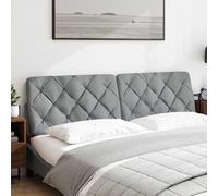 QJBSAVVA Spalliera Letto Testiera Letto Matrimoniale Testiere per Letto Matrimoniale Spalliera Letto Matrimoniale - Cuscino Testiera Grigio Chiaro 180 cm in Tessuto per Camera Da Letto