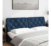 QJBSAVVA Spalliera Letto Testiera Letto Matrimoniale Testiere per Letto Matrimoniale Spalliera Letto Matrimoniale - Cuscino Testiera Blu 180 cm in Tessuto per Camera Da Letto Camera Per Gli Ospiti