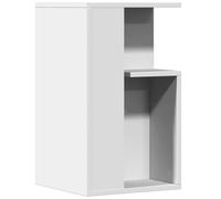 QJBSAVVA Tavolino per Salotto Tavolino da Salotto Moderno Tavolino Piccolo da Salotto Coffee Table - Tavolino Bianco 35x35x60 cm in Legno Multistrato per Soggiorno Casa Ingresso Cucina