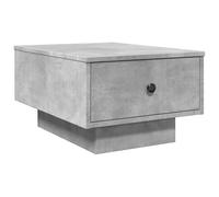 QJBSAVVA Tavolino per Salotto Tavolino da Salotto Moderno Tavolino Piccolo da Salotto Coffee Table - Tavolino da Salotto Grigio Cemento 60x45x31cm Legno Multistrato per Cucina Soggiorno
