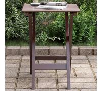 QJBSAVVA Tavolino pieghevole in legno massello di pioppo, 35 x 35 x 46 cm, robusta rete a doghe, design leggero e salvaspazio, per soggiorno, balcone e giardino