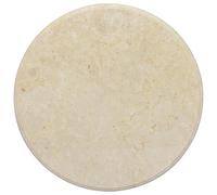 QJBSAVVA Tavolo da pranzo, in marmo, rotondo, 60 x 2,5 cm, design moderno, robusto, facile da pulire, per tavolo da pranzo, tavolino da caffè, cucina, balcone e giardino