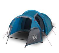 QJBSAVVA Tenda da Campeggio a Tunnel 2 Posti con Parapioggia Blu