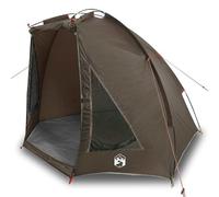 QJBSAVVA Tenda da Pesca e Campeggio Pieghevole 210x170x125cm Marrone
