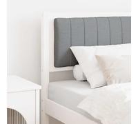 QJBSAVVA Testiera in legno di pino massiccio bianco, 80,5 × 85,5 cm, design moderno, robusta e durevole, per camera da letto, camera degli ospiti e alberghi