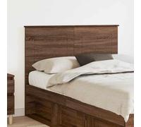 QJBSAVVA Testiera moderna, 138 x 7 x 100 cm, effetto quercia, in robusto legno con elegante retro e linee minime, facile da pulire per camera da letto e camera degli ospiti