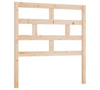 QJBSAVVA Testiera per Letto 106x4x100 cm in Legno Massello di Pino | Elemento d'arredo rustico e naturale in pino grezzo, perfetto per rinnovare la stanza da letto con stile e semplicità.