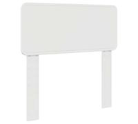 QJBSAVVA Testiera per letto in legno bianco lucido, pannello da parete moderno per letto singolo e camera degli ospiti, design minimalista per camera da letto contemporanea, 78 x 3 x 90 cm