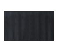 QJBSAVVA Zerbino Ingresso Interno Tappeti Camera Da Letto Tappeto Bagno Tappeti Soggiorno - Tappeto Rettangolare Nero 60x100 cm in Bambù per Ingresso Soggiorno Sala Studio Camera Da Letto