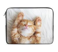 Qjjinxior Custodia per computer portatile da 10 pollici, motivo gatto con unghie