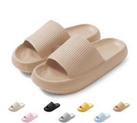 QJJQ Ciabatte Donna Uomo Comode Slide Nuvole Ultra Morbide Casa Pantofole Sandalo Estive Antiscivolo da Mare Spiaggia Piscina