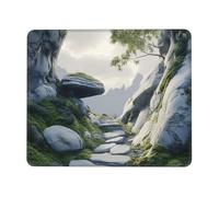 QJKFDHG The Canyon Road - Tappetino per mouse con base antiscivolo, esteso per ufficio e giochi, base in gomma da 3 mm, lavabile in lavatrice, perfetto per computer, laptop, PC e console