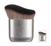 QJKLWV Kabuki - Pennello autoabbronzante, per fondotinta, per viso e corpo, pennello per trucco autoabbronzante per autoabbronzante, applicatore per trucco liscio con custodia, vegano